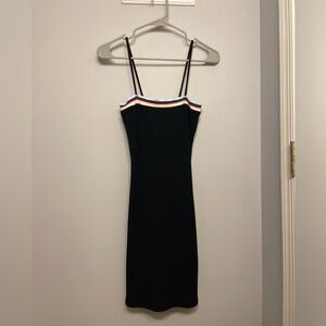 Black Knit Bodycon Dress